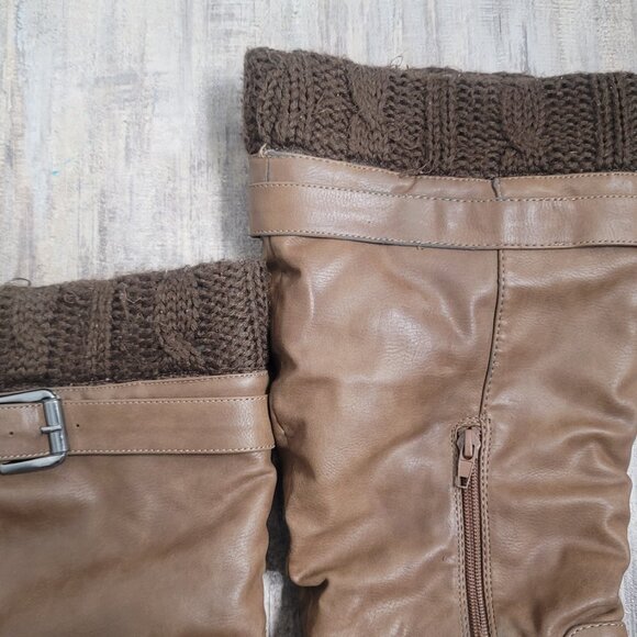#120 Call It Spring Brown Boot sz 8 - Picture 6 of 11